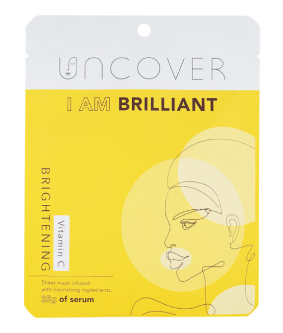 Uncover I am Brilliant Vitamin C Brightening sheet mask