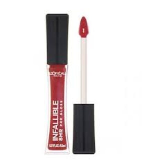 L’OREAL INFALLIBLE 8HR PRO GLOSS- REBEL RED