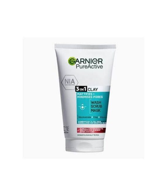 GARNIER PUREACTIVE DAILY PORE SCRUB WASH