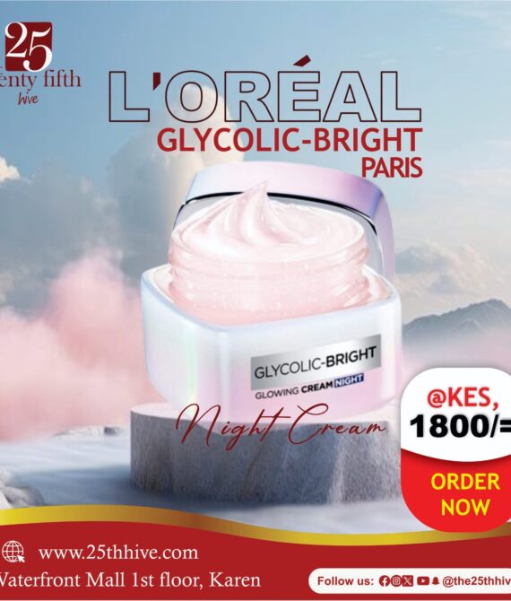 Loreal glycolic bright night cream