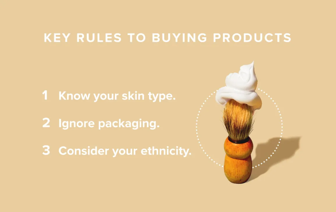 key rules to buying skincare products