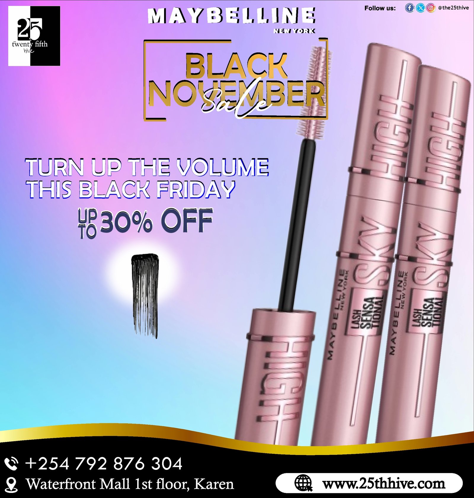 Maybelline Sky High Mascara Black November Deal