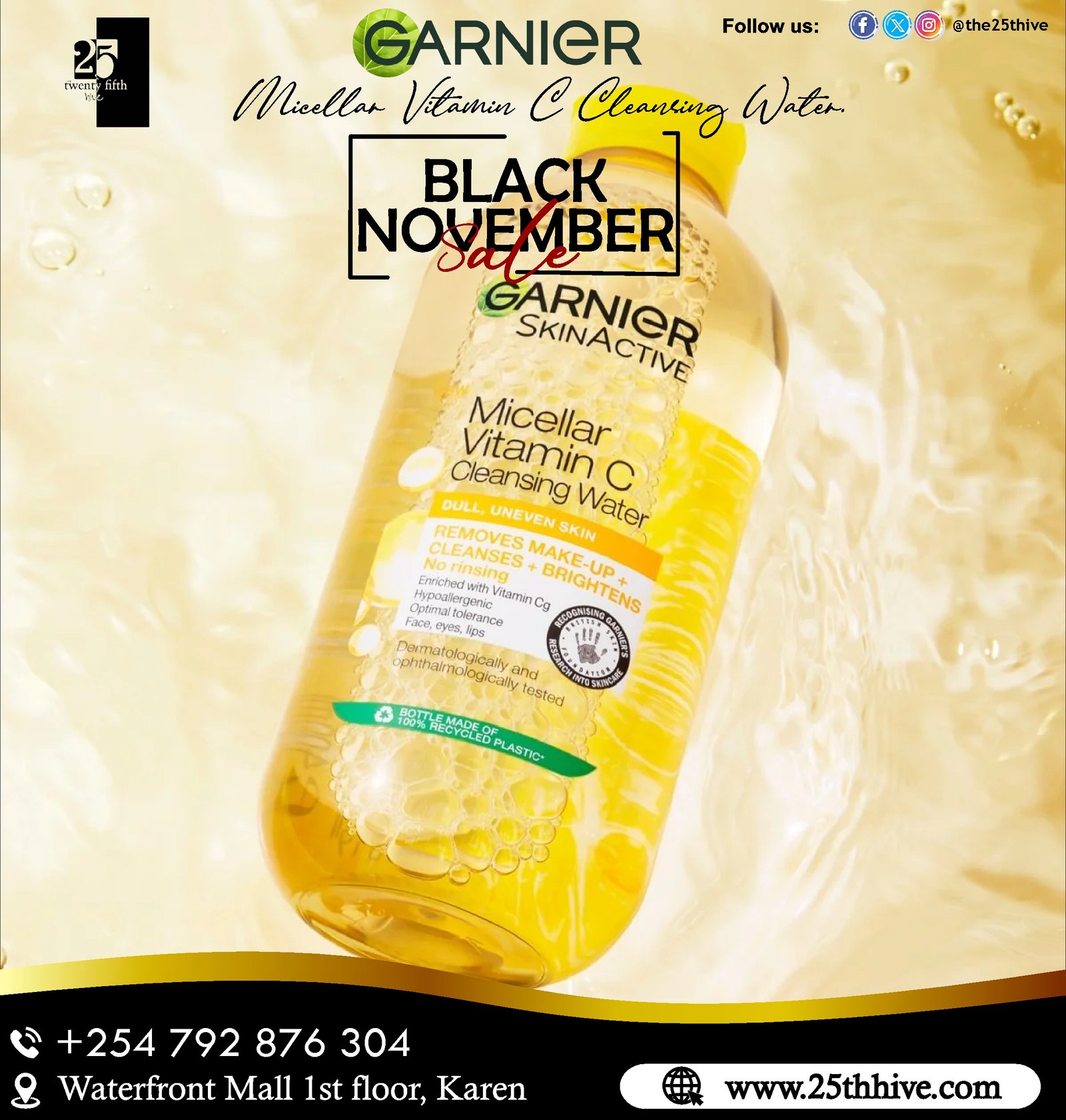 Garnier Micellar Vitamin C Cleansing Water