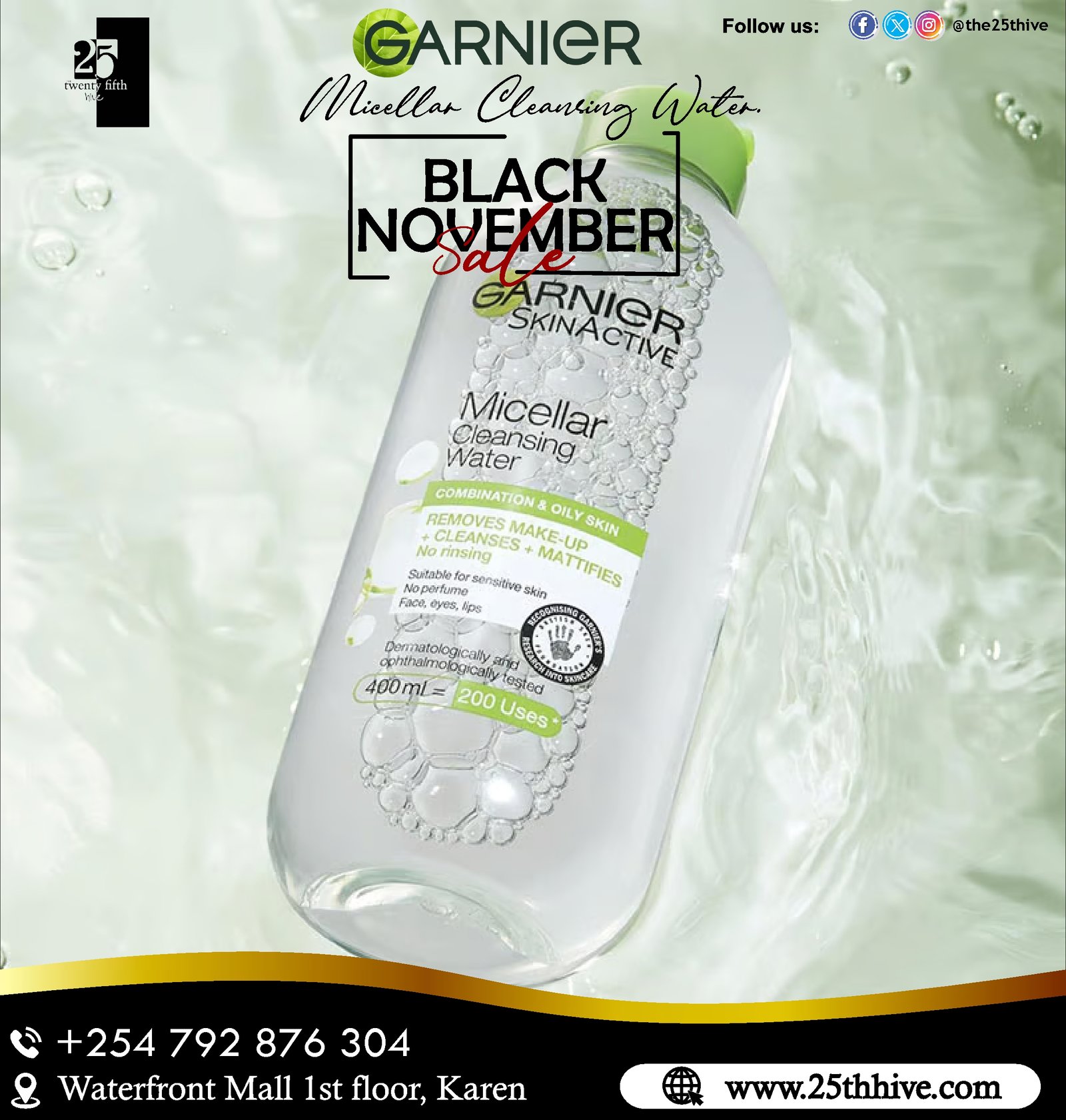 Black November Garnier Micellar Water Discounts