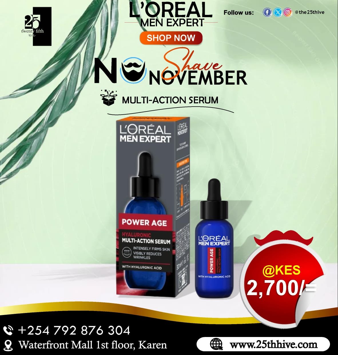 Loreal Men Multi-Action Serum Black November Sale