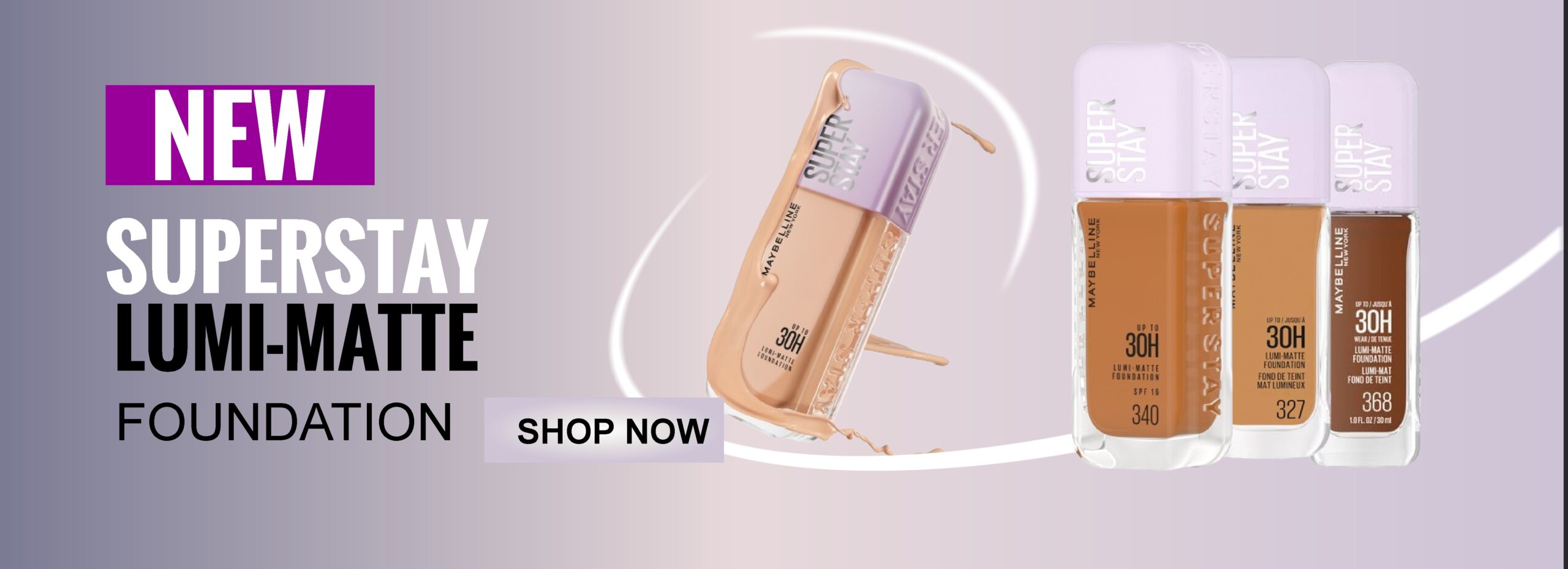 LUMI MATTE website banner