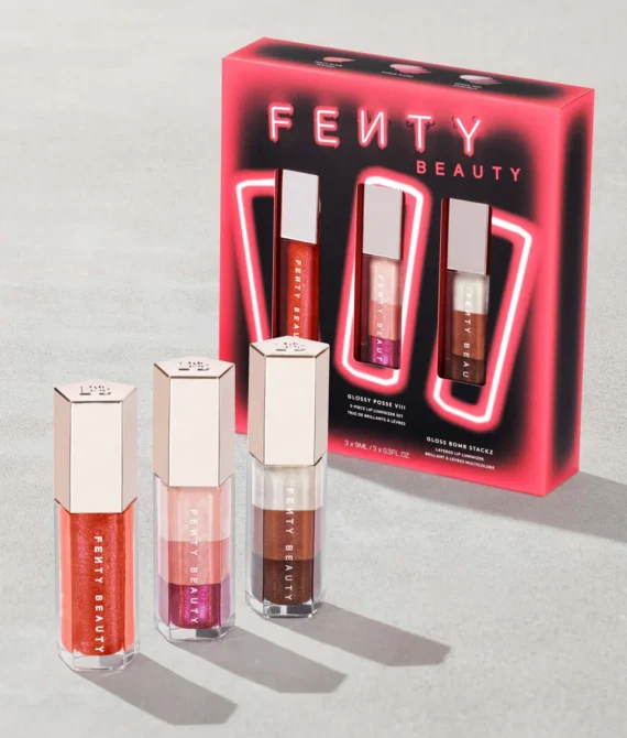 Fenty Beauty Glossy Posse VIII 3-Piece Lip Luminizer Set