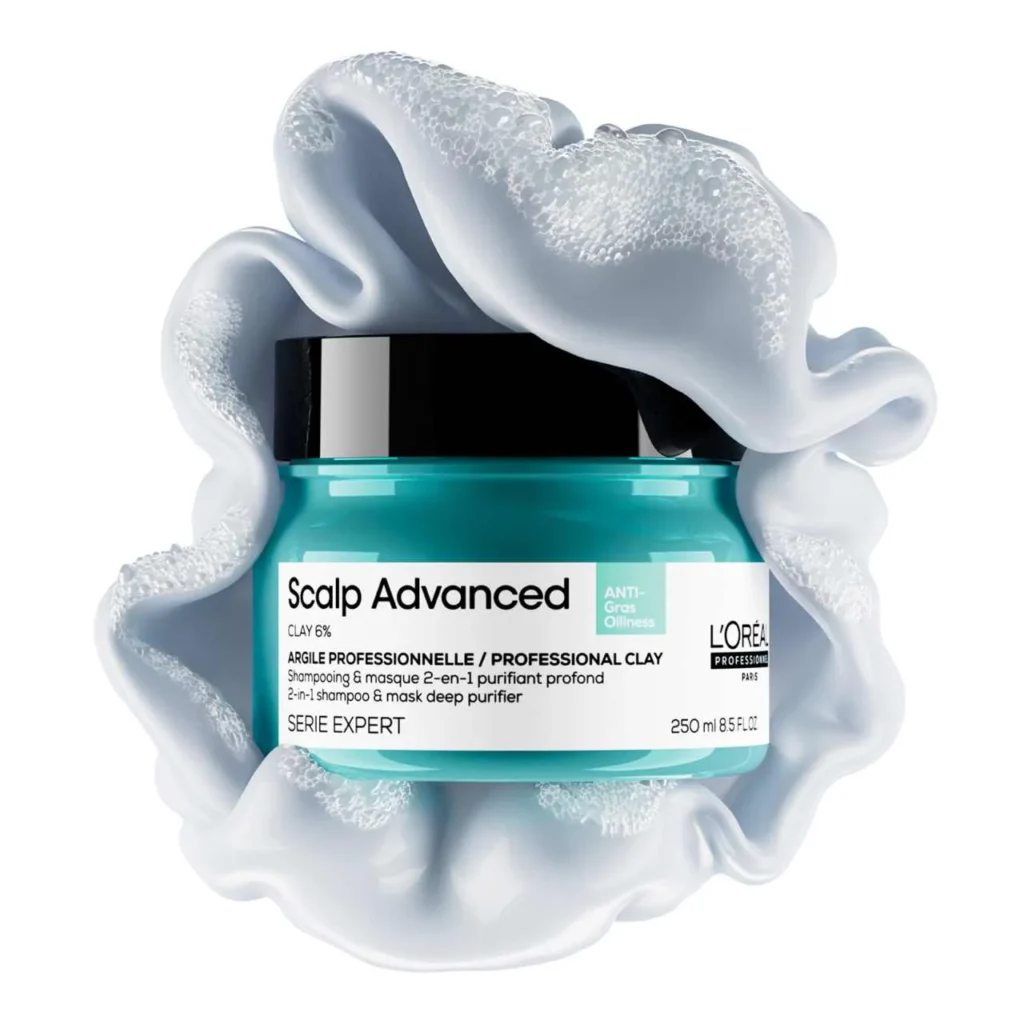 L’Oréal Professionnel Scalp Advanced Clay 6% 2 in 1 Shampoo & Mask 250ml
